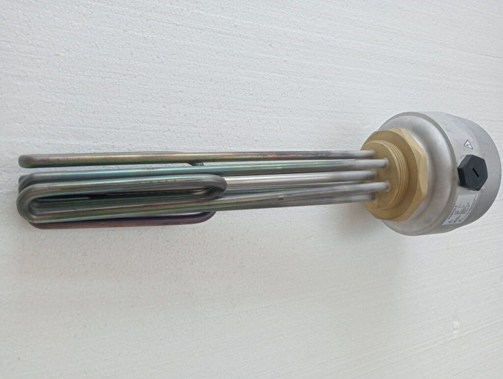 A PIIB industrial immersion heater from Process Heating Services